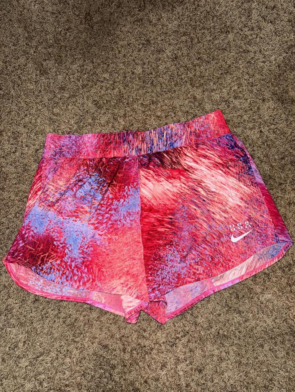Nike Women Unlined Team USA Unlimited Dri-FIT Versatile 7" Shorts Sample